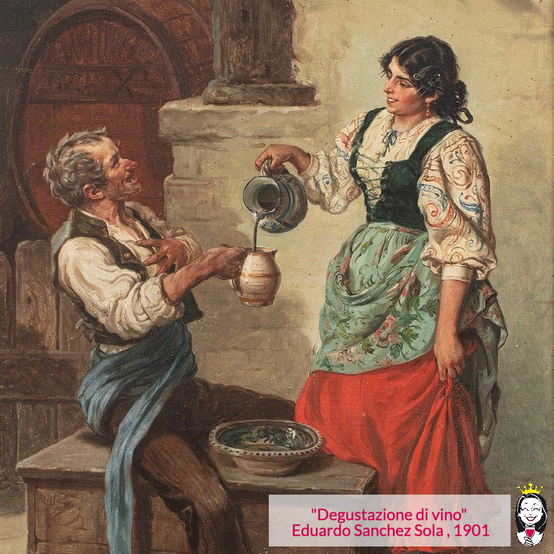 wineprincess7's tweet photo. WINE IN ARTS 🍷🍇🎨 
"Degustazione di vino" - Eduardo Sanchez Sola , 1901

#wine #arts #WinePrincess #WineLovers https://t.co/HqaTKfbVs6