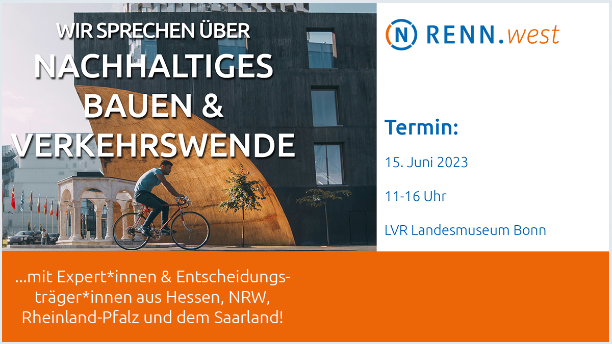 Im Gebäude- und im Verkehrssektor gilt es bei #Klimaschutz &amp; #Nachhaltigkeit einiges aufzuholen! Wir wollen beim Länderforum in #Bonn Wege ausloten und Lösungen erarbeiten. Jetzt anmelden und Stimme einbringen! ➡️ Infos + Programm renn-netzwerk.de/west/veranstal…

#Verkehrswende #Bauwende