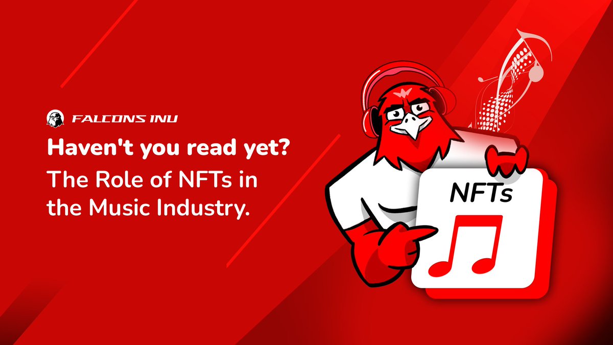 🎶 Unleash the power of NFTs! 🚀 Dive into an extraordinary world of fan engagement, exclusive perks, and artist-supporter collaborations. Check out the game-changing role of NFTs in the music industry! 🔥

#Falconsinu #FanEngagement #NFTs #MusicCollaboration