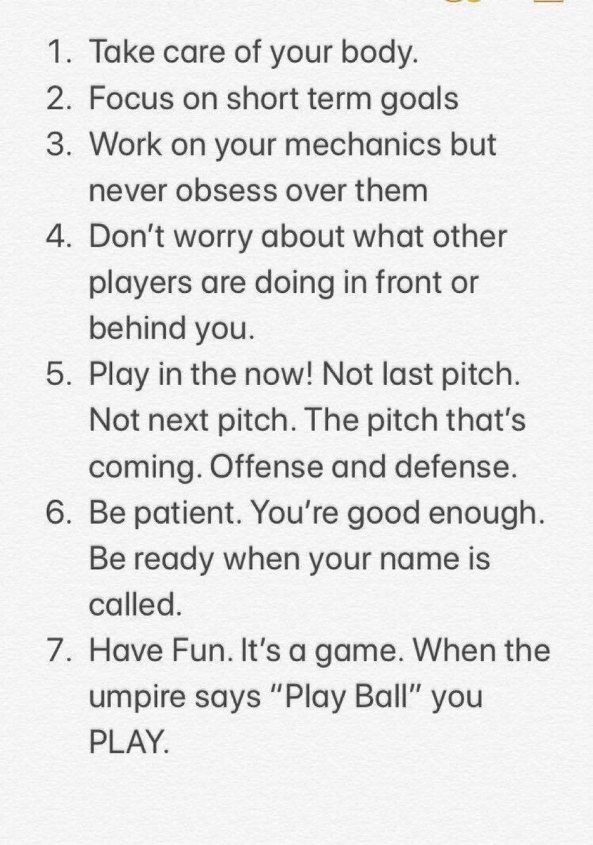 Successfully apply these 7 keys daily and it will streamline your way to success…reaching your ceiling as a player.