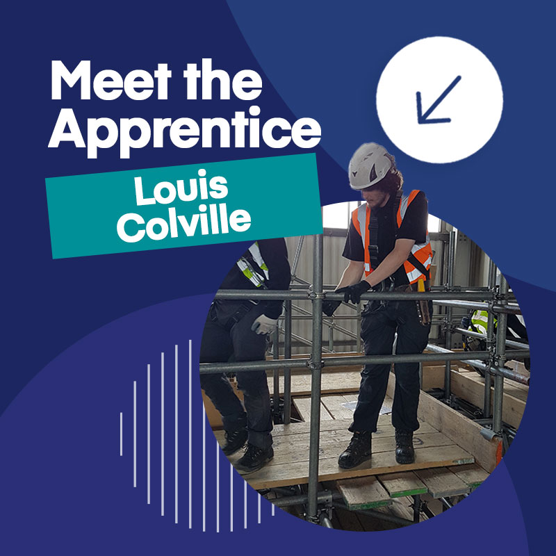 simianrisk's tweet photo. Meet Louis 👋
Louis is a scaffolding apprentice based at our Warrington training centre.
Like all of our apprentices, we're really proud of Louis's progression since starting the course and we are sure he has a bright future in the industry!👇
#MeetTheApprentice #Scaffolding https://t.co/Rf9h6OwARV