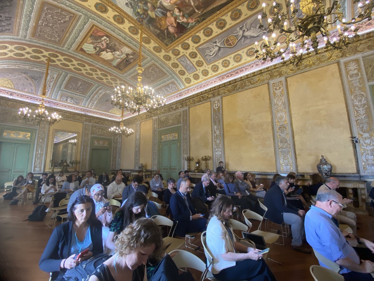 SeasAtRisk's tweet image. Next stop on the #BlueDoughnut tour:  🇮🇹!
Today, stakeholders gathered in Palermo to discuss concrete solutions to restore #OurOcean, esp. the Med. SAR's Frédérique Mongodin presented the doughnut-in-progress &amp;amp; bright ideas on tackling #marinelitter w/ intersectional policy💡