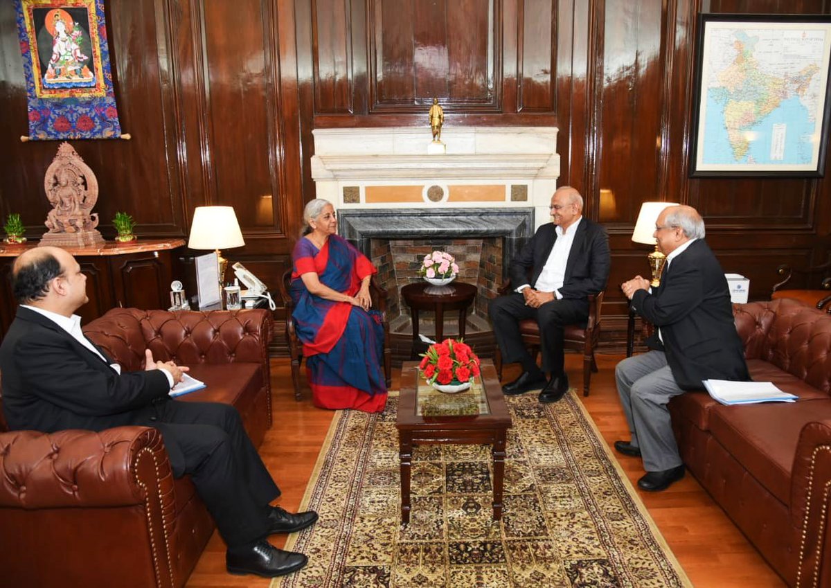 Nirmala Sitharaman Office (@nsitharamanoffc) on Twitter photo Shri R Dinesh, President - <a href="/FollowCII/">Confederation of Indian Industry</a> & Executive Vice Chairman - <a href="/TVSSCS/">TVS Supply Chain Solutions</a> and Shri Chandrajit Banerjee, Director General - <a href="/FollowCII/">Confederation of Indian Industry</a>, call on Smt <a href="/nsitharaman/">Nirmala Sitharaman</a>. Shri R Dinesh, President - <a href="/FollowCII/">Confederation of Indian Industry</a> & Executive Vice Chairman - <a href="/TVSSCS/">TVS Supply Chain Solutions</a> and Shri Chandrajit Banerjee, Director General - <a href="/FollowCII/">Confederation of Indian Industry</a>, call on Smt <a href="/nsitharaman/">Nirmala Sitharaman</a>.
