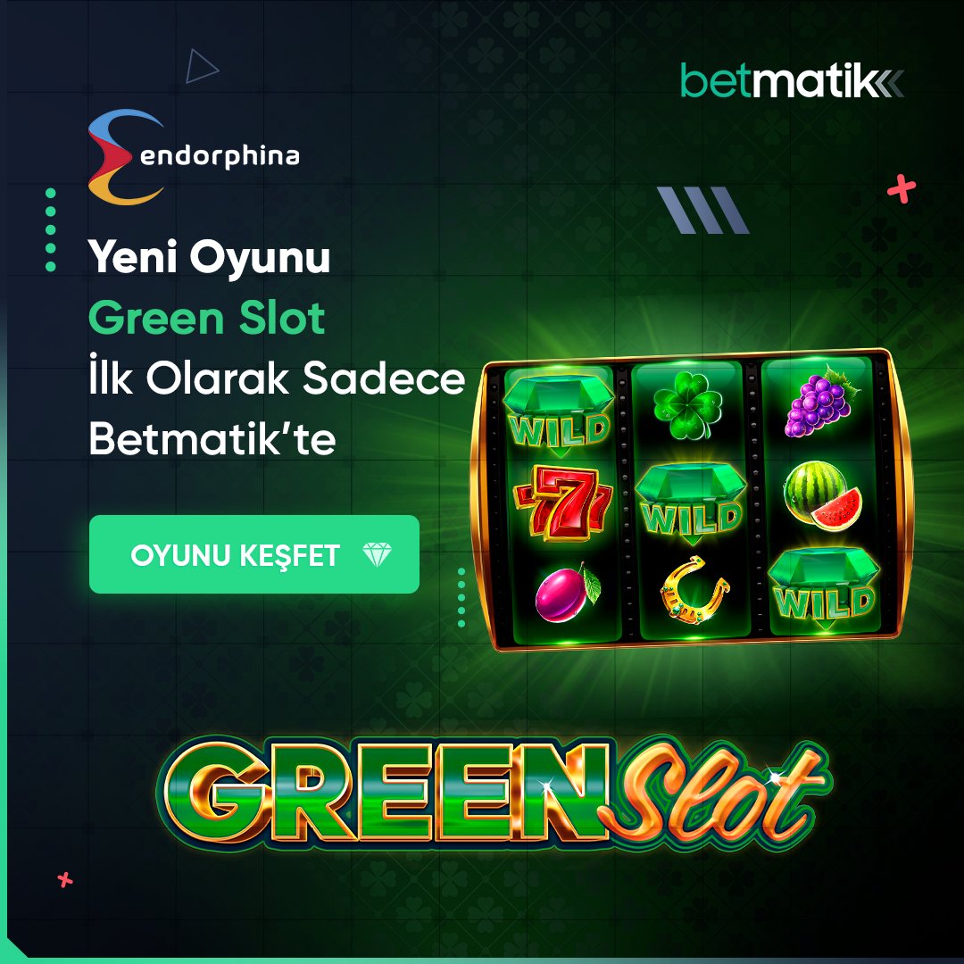 🍀 Yepyeni Şans Dolu Maceralar..!

🍏  Endorphina Sağlayıcısının Yeni Oyunu;
🟢 Green Slot İlk Olarak Sadece  #BETMATİK'te!
💯 Sende deneyimle sende kazan..!

🔒  Güvenilir bahsin adresi;
➡️  tinyurl.com/ja3ps9bu