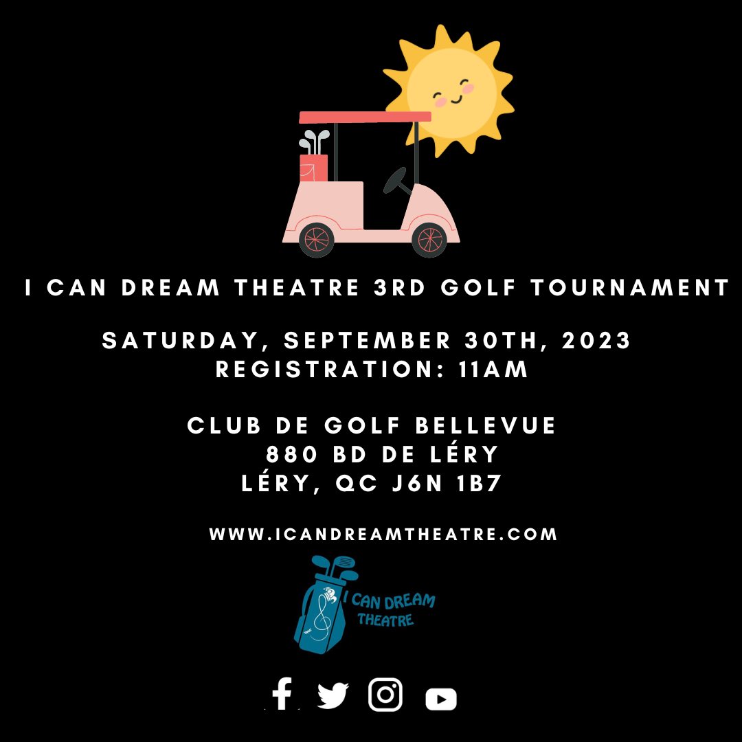 Our 3rd Golf Tournament is a few months away.  We're so happy to be coming back for another tournament. If the other two were any indication, this one will be just as fantastic!
Check out website for more information, and right here for more updates! We can't wait to see you!