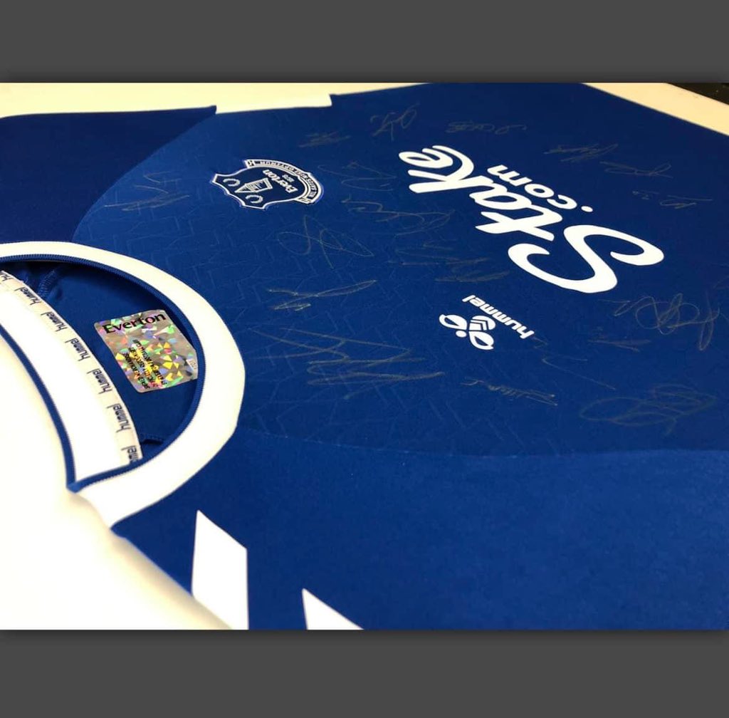 WIN This signed 2022/23 Everton shirt for just £10 (1-59 numbers) 32 numbers still available, please comment for more info on how to enter. 

All proceeds going to the Lola-Mae charity fund.

Winner will be determined from the UK Lotto bonus ball.

<a href="/NevilleSouthall/">Neville Southall</a>