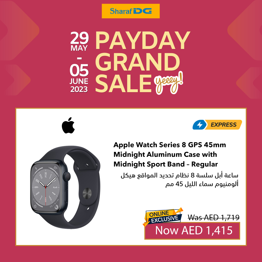 SharafDG's tweet photo. ONLINE EXCLUSIVE: Switch from Wishlist to cart list with Payday Grand Sale at https://t.co/SViJjpxGc8! Shop Now:  https://t.co/PQ33cPVI0J

#SharafDG #Offers #OnlineShopping #PaydaySale https://t.co/y2bPEUM0LY