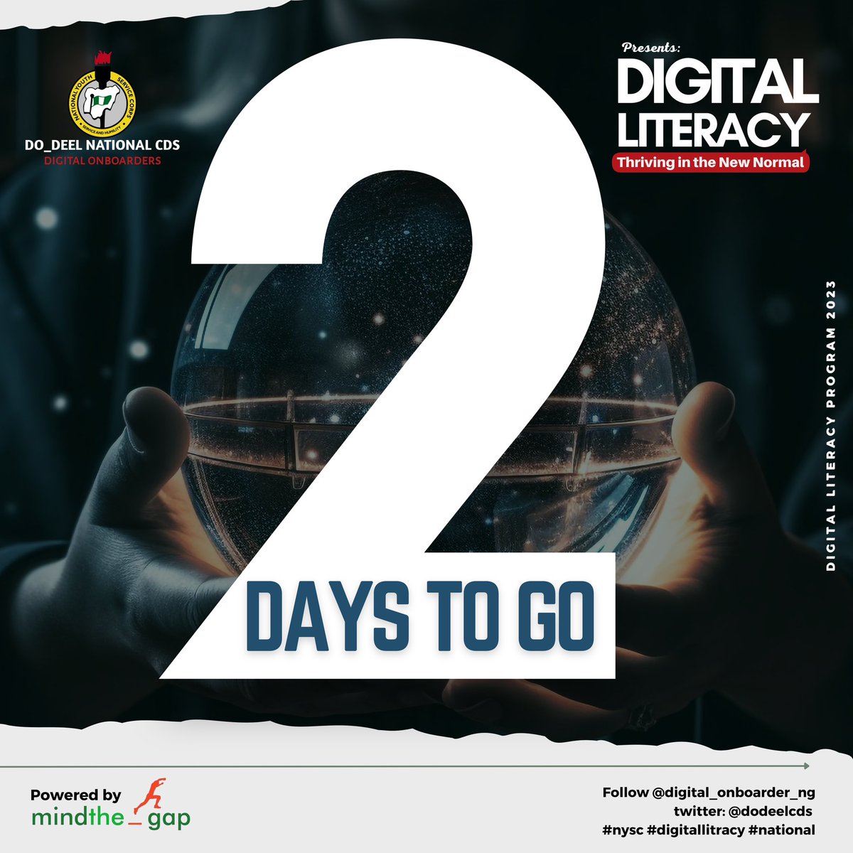 🚨 Just 2 days left!⏳ Don't miss out on the Digital Literacy Program happening on June 1-3, 2023. It's your chance stay ahead in the digital era! 💪💻 📍