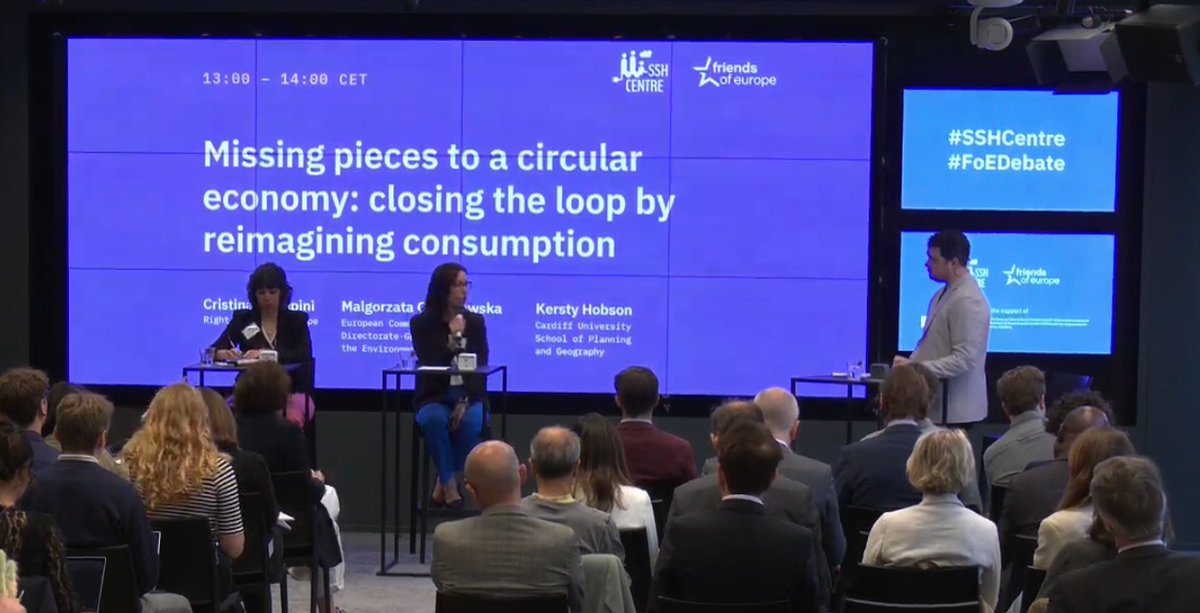 👣In 2021, the EU set up recommendations to help companies calculate their #EnvironmentalFootprint.

🇪🇺 How can this be further harmonised across the Union?

🗨️ Malgorzata Golebiewska, from @EU_ENV, joins our #FoEDebate with @SSHCentreEU to explain.

#SSHCENTRE