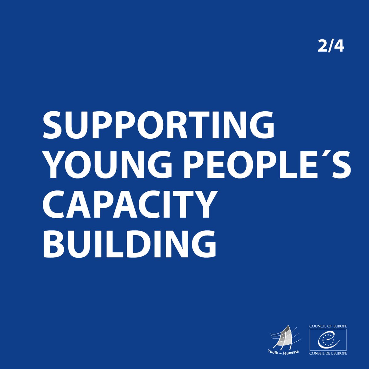 After the #CoESummit, we emphasise that increases youth participation supports young people´s capacity building.