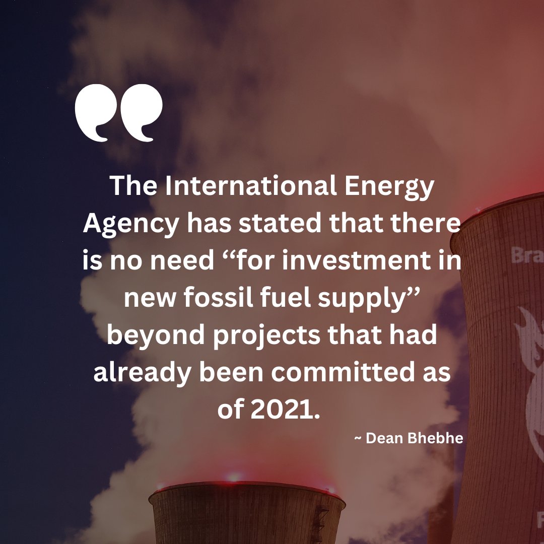 DontGasAfrica's tweet photo. What is the point in the renewed pursuit for fossil fuels when scientific evidence notes that we do not need them for the safety of the planet?
https://t.co/M84b12zVaK
#RenewableEnergy #AfDBAM2023 #Climatefinance #FinancingFairly #TheAfricaWeWant https://t.co/c27ZhHChEb