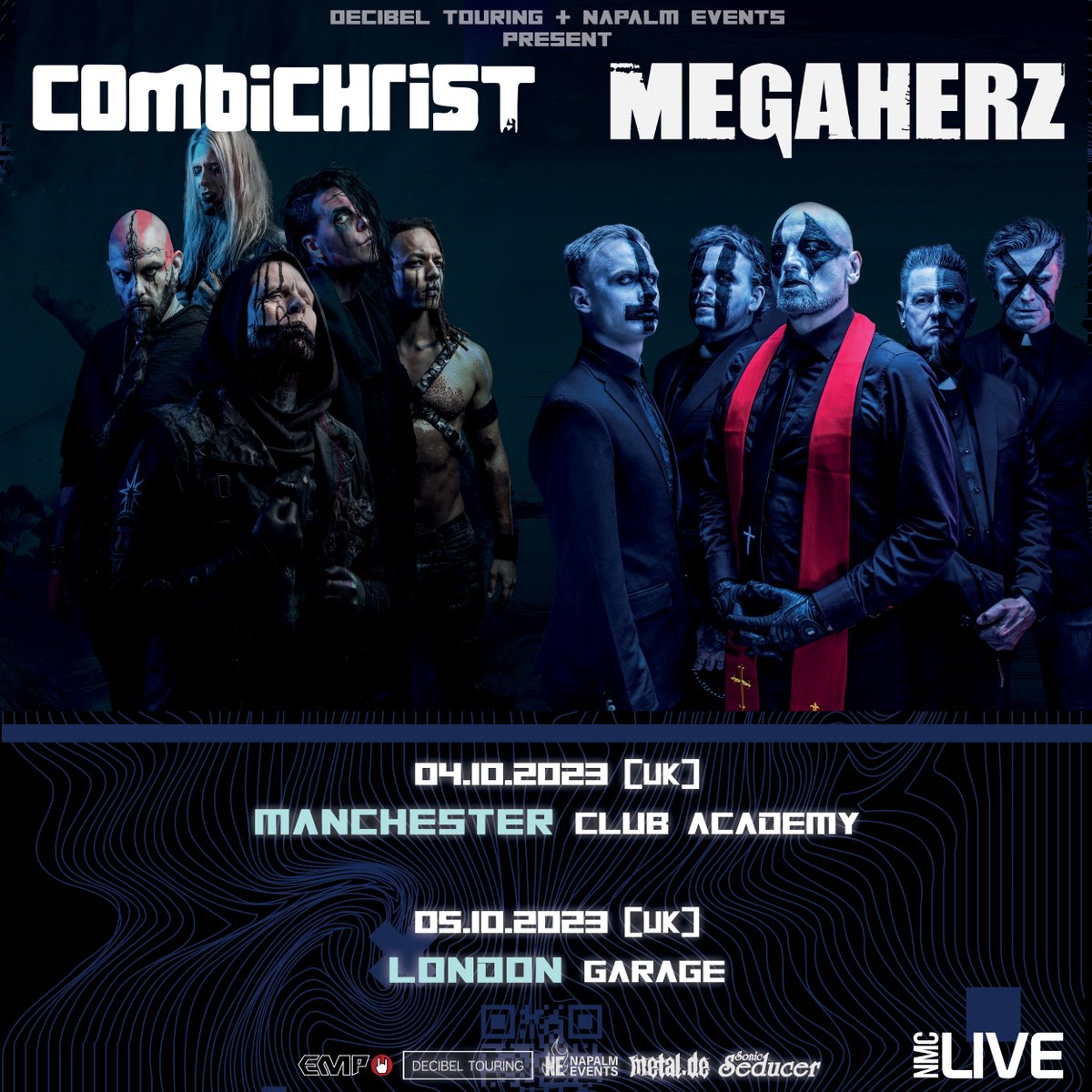 NMC Live (@nmclive) on Twitter photo .<a href="/combichristarmy/">Combichrist</a> are back in the UK this October with Megaherz! 🤘
Tickets on sale this Friday, 2nd June, at 10am! .<a href="/combichristarmy/">Combichrist</a> are back in the UK this October with Megaherz! 🤘
Tickets on sale this Friday, 2nd June, at 10am!
