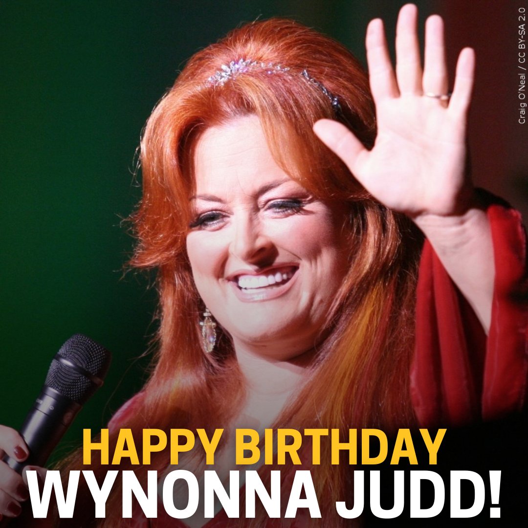 Join us in wishing Wynonna Judd a happy birthday 