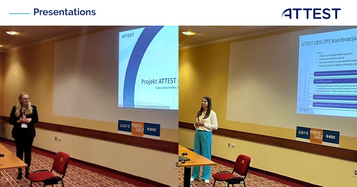 The ATTEST team had an incredible opportunity to participate in #MIPRO2023. Mirna Gržanić and Dajana Vrbičić delivered captivating presentations at the event, showcasing our groundbreaking work. It was a privilege to be among such talented individuals and cutting-edge research.