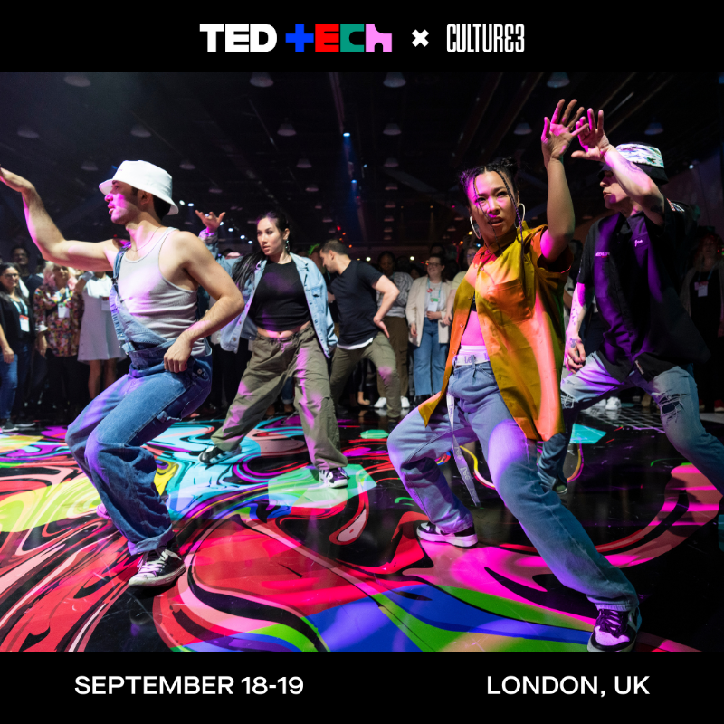 TEDTalks's tweet photo. Discover the limitless potential of art, culture and technology at our upcoming TED Tech at Southbank Centre’s Royal Festival Hall, London.