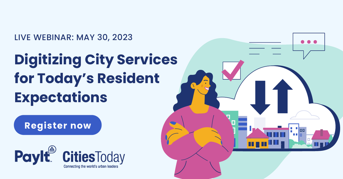 Cities_Today's tweet photo. 🚨 Last chance to register for today's panel discussion! Learn how to streamline government services delivery, improve the resident experience, and accelerate online adoption. 

🕛  12 ET 

Save your seat now! 👉 https://t.co/CiXbRKmt9m

@payitgov https://t.co/vOeFLntl1W