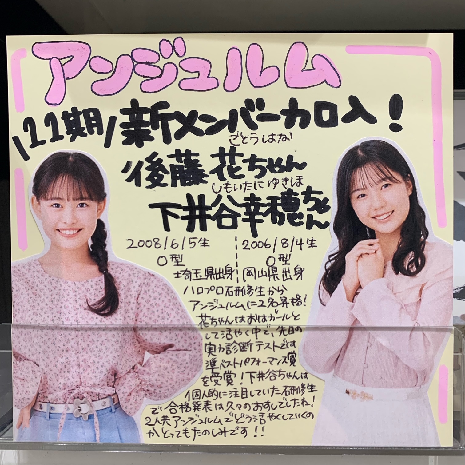 下井谷幸穂 後藤花 2024 バースデーイベントDVD アンジュルム 新品未開封 アンジュルム 下井谷幸穂・後藤花バースデーイベント