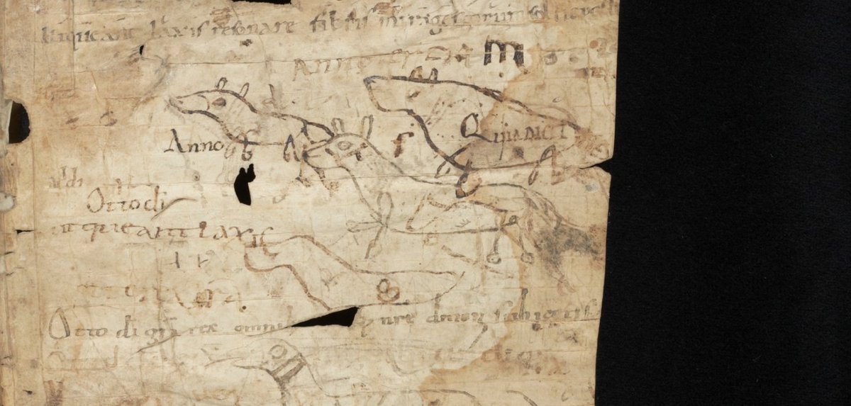 I love these very good boys on f.69r of St Gallen, Kantonsbibliothek, VadSlg MS 317 e-codices.unifr.ch/en/vad/0317/69…