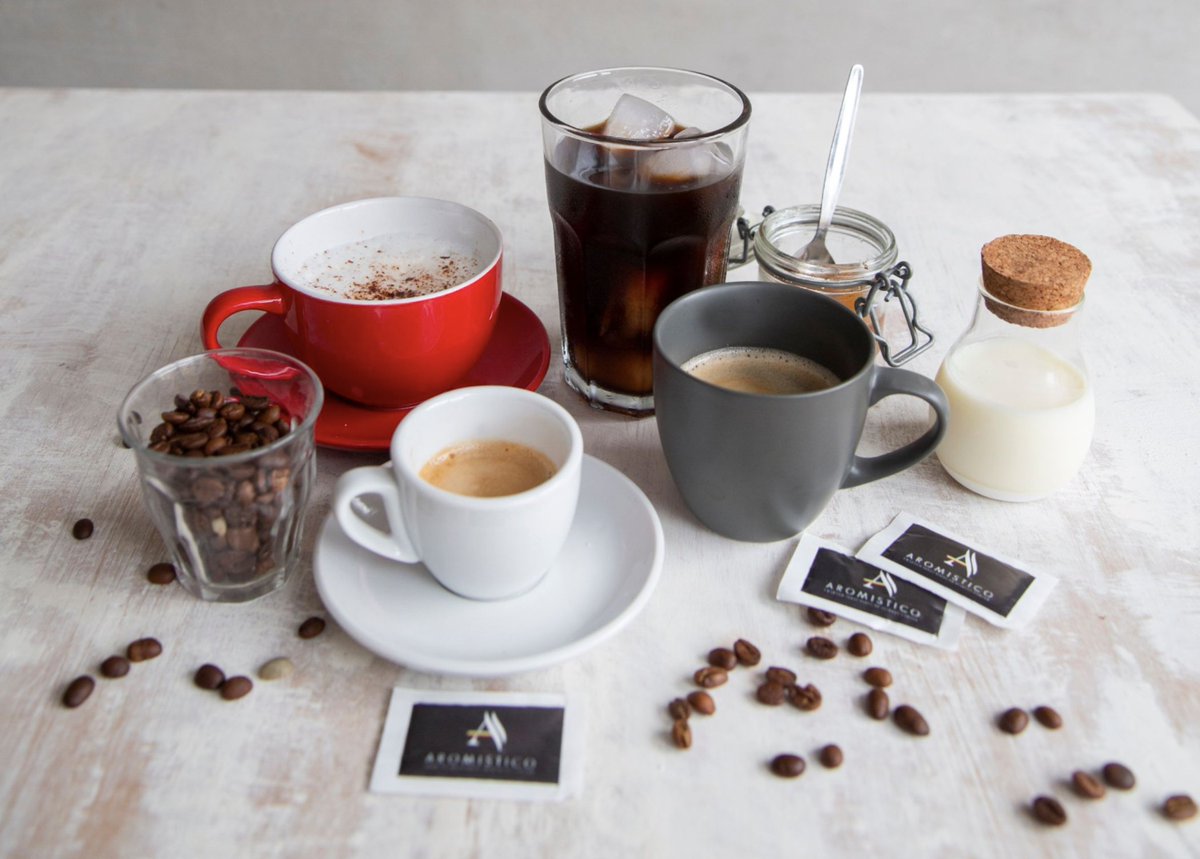 A quick espresso on the go? 🏃‍♂️  A iced coffee to cool you down? 🧊 A velvety latte to start your day? ☕️ ️ For all of your coffee needs, there’s @Aromistico! #Aromistico #coffee #coffeelovers #coffeemoments #coffeegram #coffeeholic