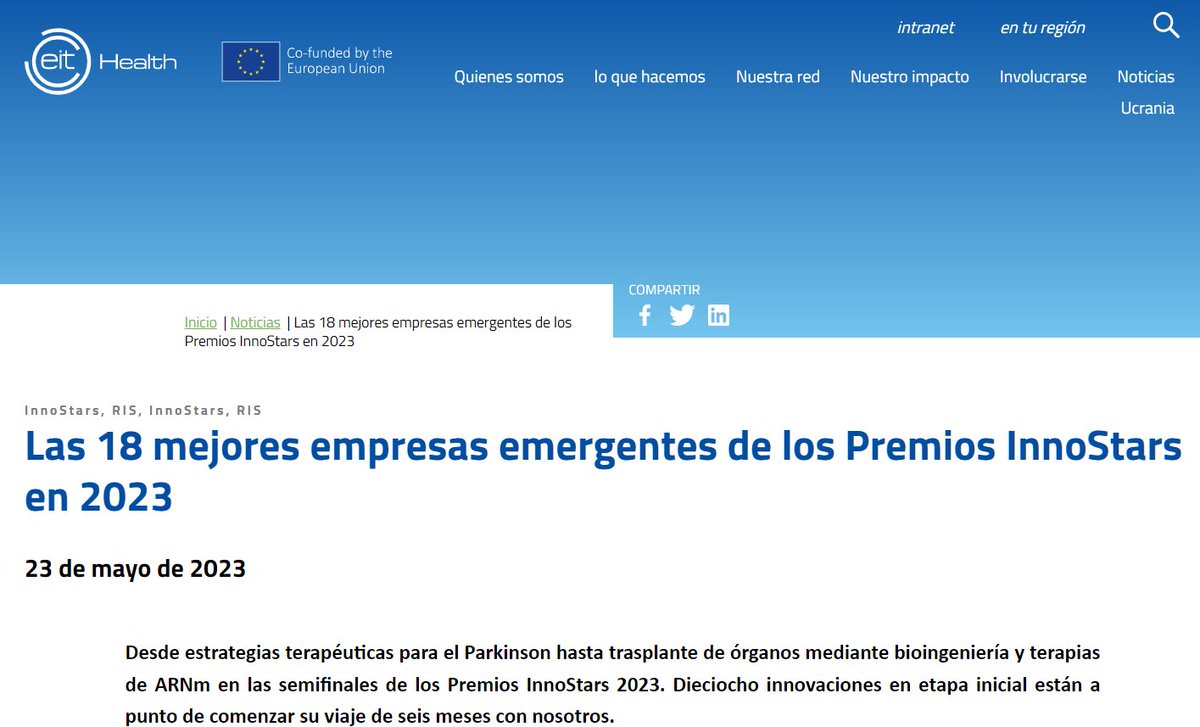 CIMTI_cat's tweet photo. 🏆El projecte #Seedchrony, impulsat des del CIMTI, ha rebut un dels premis #InnoStars d'@EITHealth. La solució que mesura un nou biomarcador de receptivitat uterina afavorint l'èxit dels cicles #FIV entrarà dins el seu programa d’acceleració.
Coneix les 18 guanyadores al fil.👇 https://t.co/YhoRFC1lWy