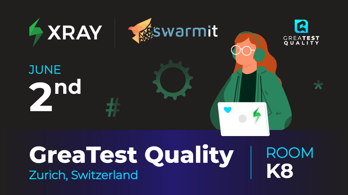Want to get inspired and grow together as a community in all aspects of #softwarequality and #testing? Join us on June 2nd at the @gtq_con in Zurich! 👉 Get your ticket with 10% OFF by using the code XrayTen: hubs.li/Q01RxXhf0