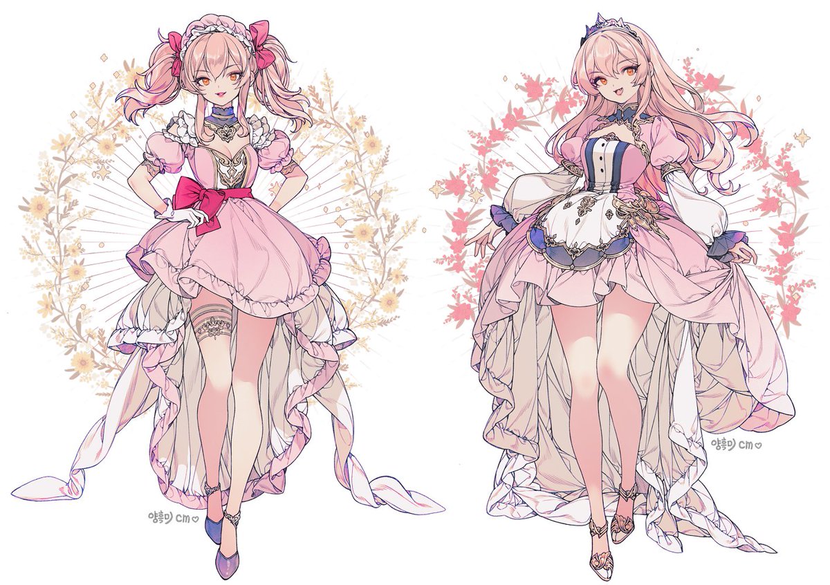 城ヶ崎美嘉 「드레스 디자인 cm」|양흑미uㅅuのイラスト