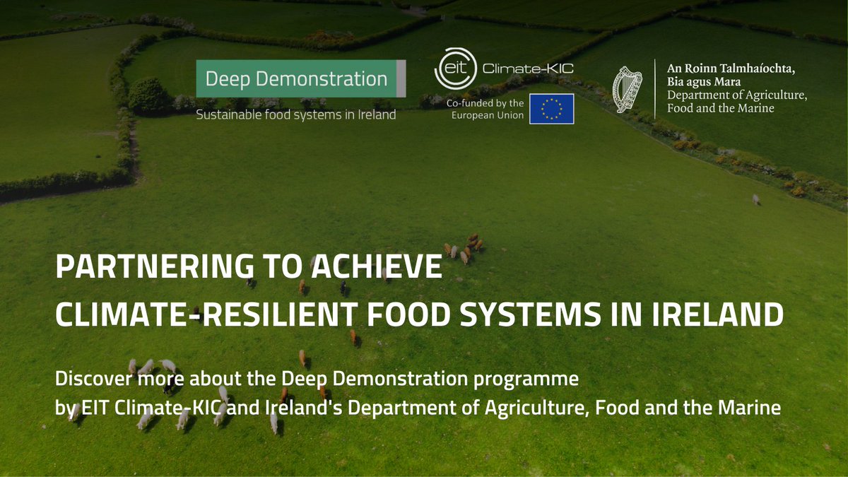 ClimateKIC's tweet image. 🌱How do we use systems innovation to decarbonise Ireland’s agri-food sector?

The #DeepDemonstration between EIT @ClimateKIC  &amp;amp; @agriculture_ie is exploring how to accelerate mitigation pathways while supporting farmer communities to thrive.

Learn more👉bit.ly/3WjxLOz