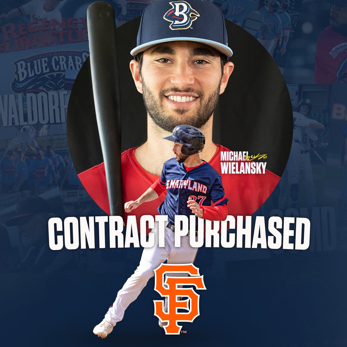 Congratulations to Michael Wielansky! He had his contract purchased by the @SFGiants and will head to High-A Eugene Emeralds. Good Luck Mike!🦀

You can read the press release here 🔗tinyurl.com/2s3u2axm

#UNFIN15HEDBUSINESS🦀