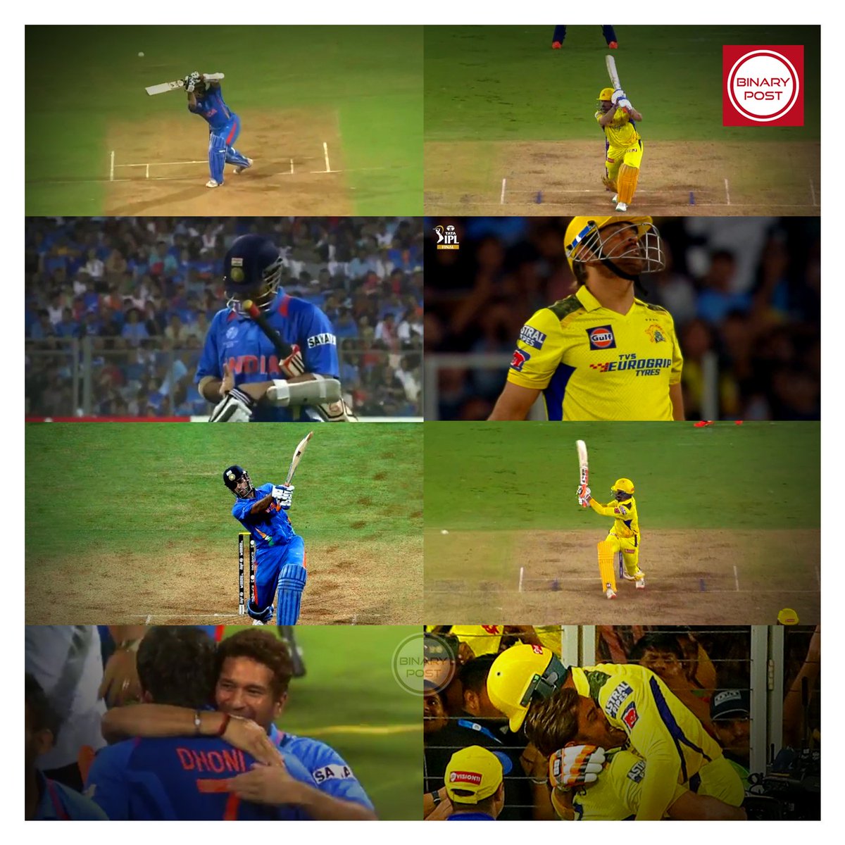 BinaryPost001's tweet photo. ๐๐๐๐๐๐๐๐๐๐
#WordCup2011 #IPL2023Final #Sachin #Dhoni #Jadeja @sachin_rt @msdhoni @imjadeja #BinaryPost https://t.co/UB0j1gpISp