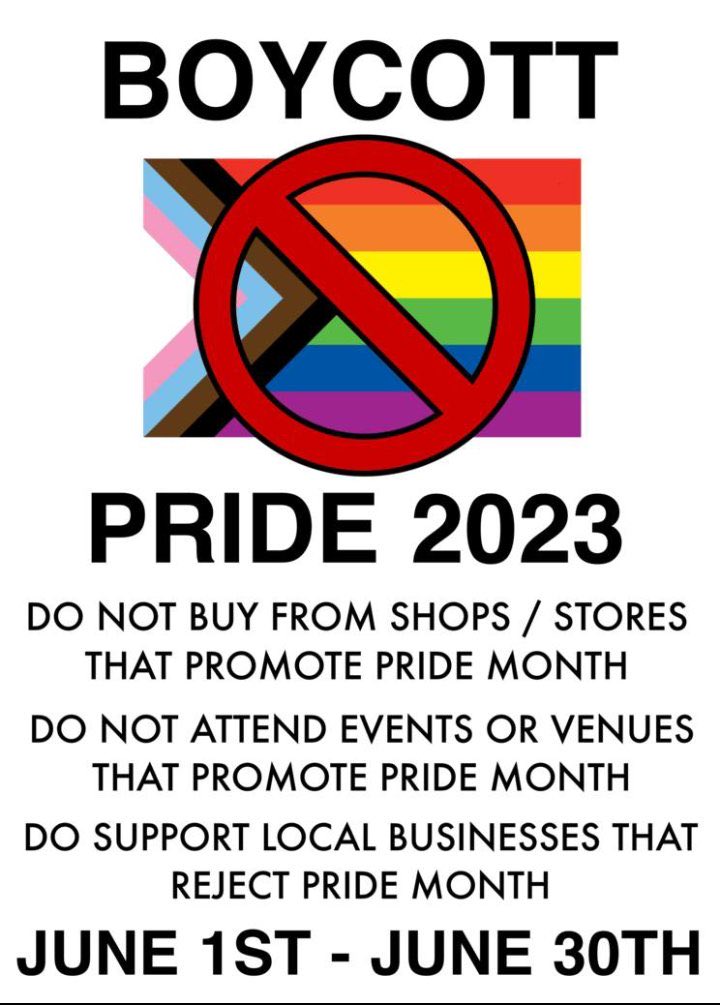 #boycottpride2023 #stopperverts #stoplgbtq