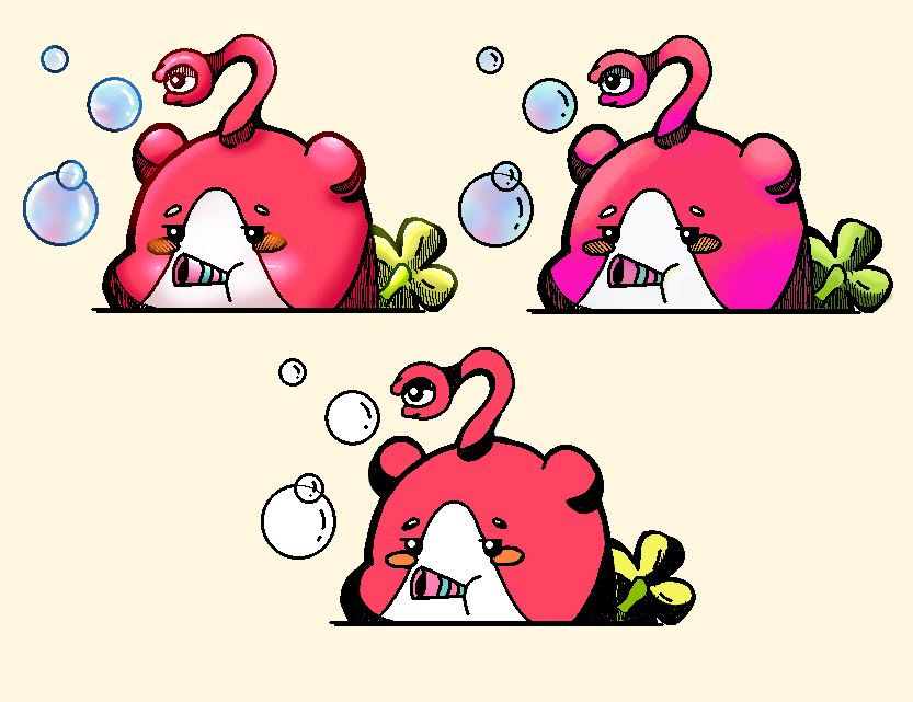 tryin diff coloring styles and new brush for outline