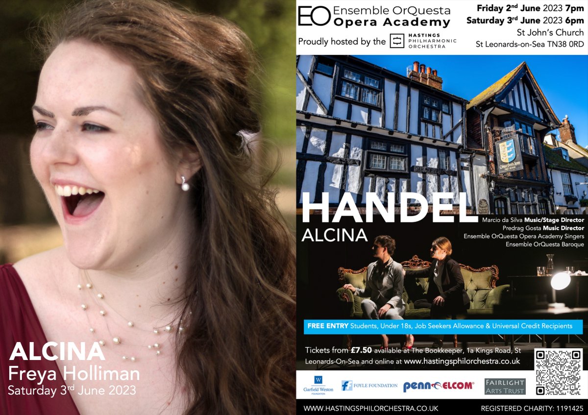 Ensemble OrQuesta (@ensemble_orq) on Twitter photo #EOOA – Handel, Alcina
St John the Evangelist
ALCINA - Freya Holliman
Saturday 3rd June 2023
6pm
Find out more about Freya 👀
facebook.com/photo/?fbid=72…
Handel, Alcina
Hosted by <a href="/HastingsPhil/">Hastings Philharmonic Orchestra</a>
hastingsphilorchestra.co.uk/2nd-3rd-june-23 #EOOA – Handel, Alcina
St John the Evangelist
ALCINA - Freya Holliman
Saturday 3rd June 2023
6pm
Find out more about Freya 👀
facebook.com/photo/?fbid=72…
Handel, Alcina
Hosted by <a href="/HastingsPhil/">Hastings Philharmonic Orchestra</a>
hastingsphilorchestra.co.uk/2nd-3rd-june-23