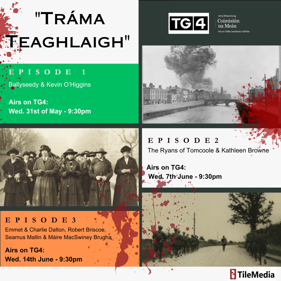 Tráma Teaghlaigh on @TG4TV, May 31 @ 9.30pm investigates the history of intergenerational trauma caused by the Irish Civil War. Ep. 1 features the story of Irish Justice Minister Kevin O’Higgins which led to the founding of Glencree. 👉glencree.ie/homepage-highl…… #glencree4peace