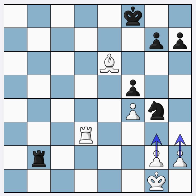 ChessAnalysis64's tweet image. Which move is a mistake and why
Level: easy 
ما هي الحركة الخاطئة ولماذا 
المستوى: بسيط 
#chess_norway #chesstips #chess
#الشطرنج_للأطفال #فلسفة_شطرنجية