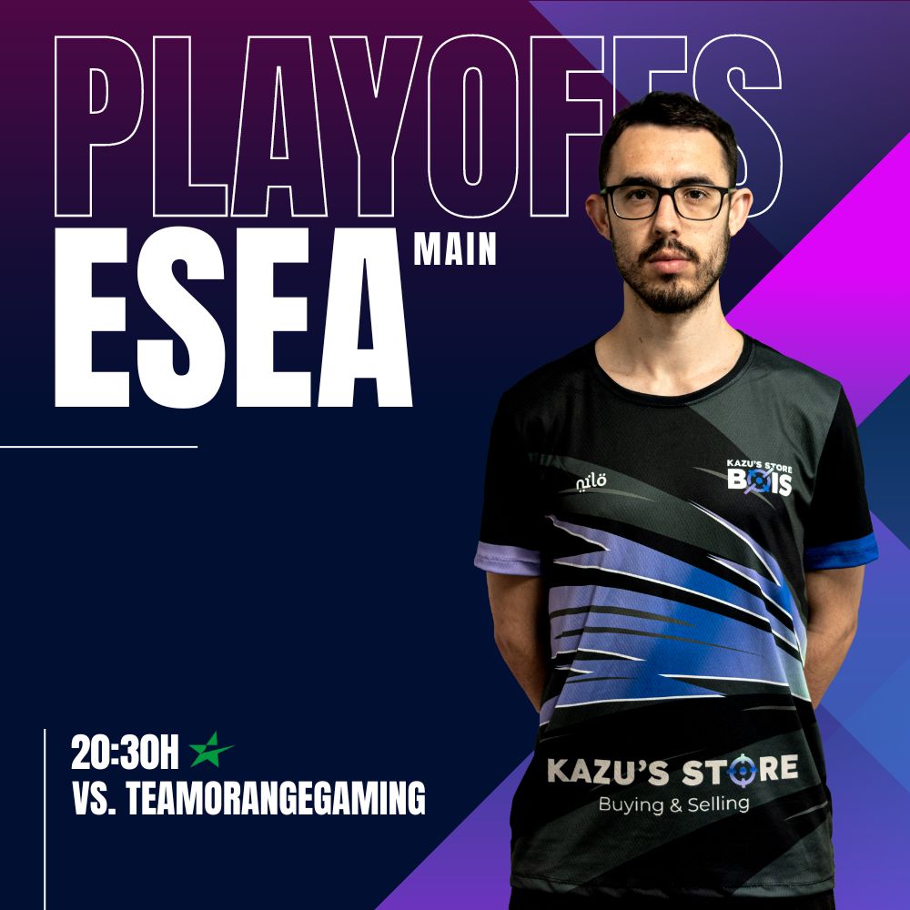 🏁 PLAYOFFS DAY

Comenzamos el camino en los PO. Tendremos a nuestro principal cerebro pensante principal como stand-in. ¡A dar guerra! ⚔️

We begin our journey in PO. Let's fight with our coach as stand-in!

⭐️ Day 1
📍 BO3
🆚 <a href="/TOGfoxes/">TeamOrangeGaming</a>
⏰ 20:30
📺 twitch.tv/joan_garcia9