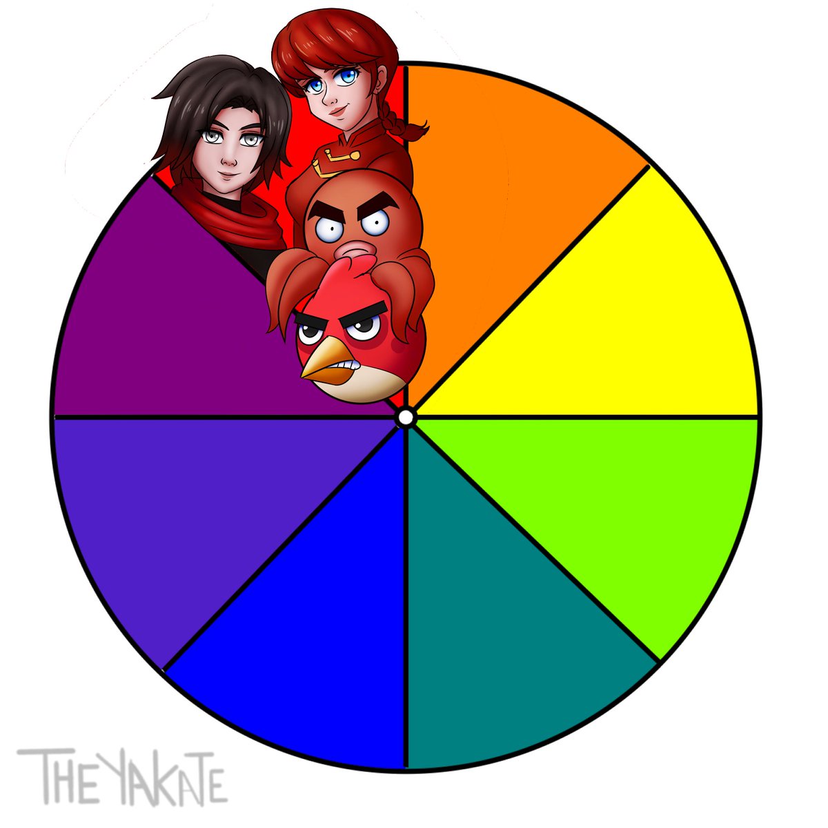 Done with the Red Now Lets do the Purple. #Colorwheel