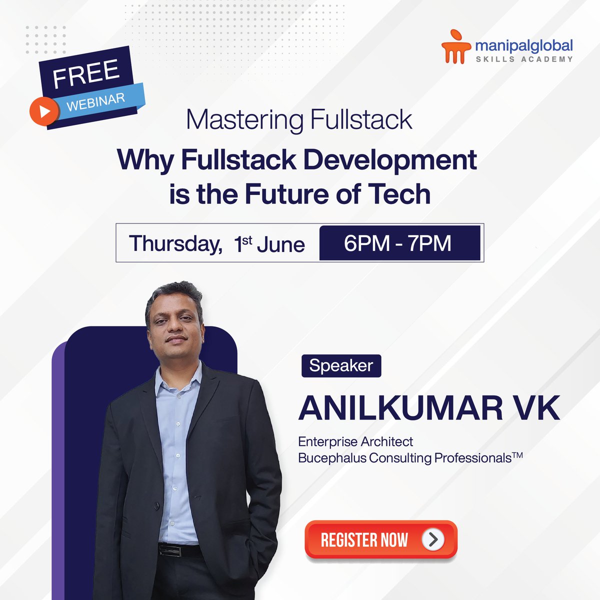 In this session, we will delve into the world of Fullstack development and why it's shaping technology.  

Date: Thursday, 1st June 
Time: 6PM - 7PM

Join this free webinar and explore what the hype around Fullstack is all about.   

Register here - bit.ly/43BOFdP
