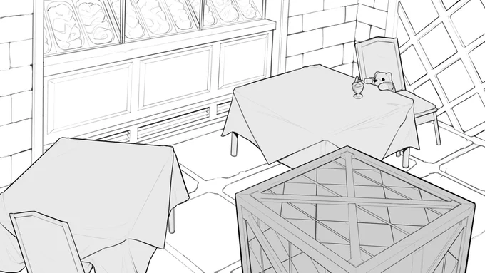 commission wip; perspective guides are for cowards just freehand EVERYTHING grAAAAAGHGH  #ValorantArt #Procreate