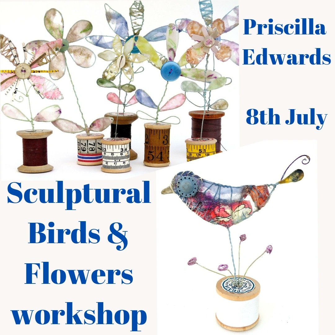 Unfortunately due to train strikes next weekend the @FanchonEdwards Sculptural Birds & Flowers workshop has moved to 8th July- however it does mean there are now TWO places available on what was a fully booked workshop. 

Be quick if you want one!! unittwelve.bigcartel.com/product/prisci…