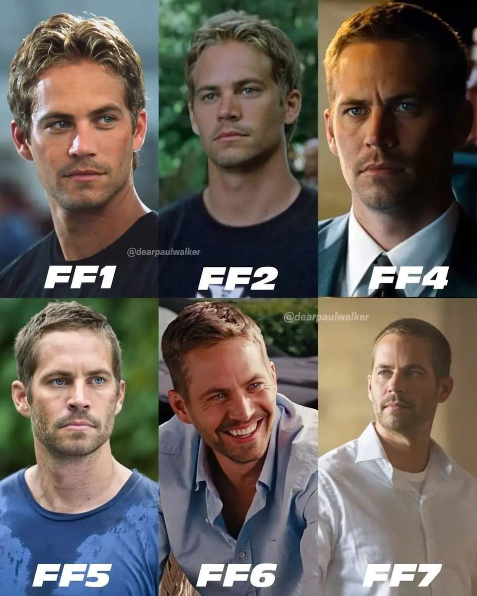 FastandFurio10's tweet image. Paul Walker ❤ FF1 - FF7
