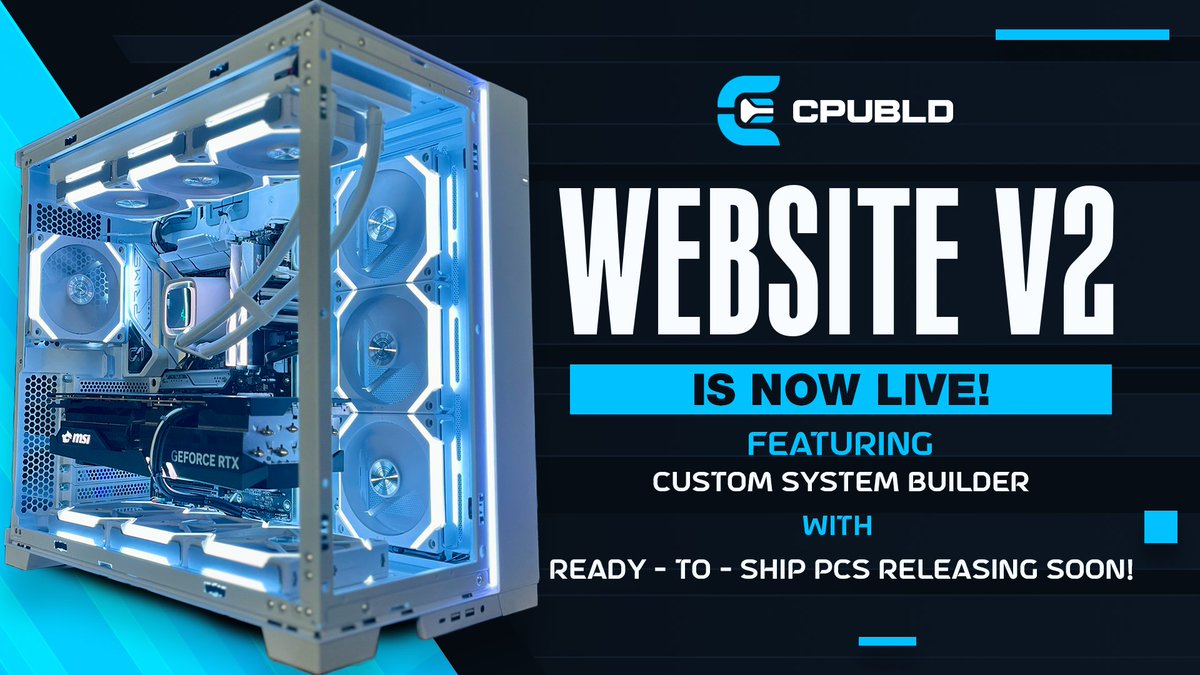 Introducing our System Builder

Experience a new level of customization. A user-friendly interface that enables you to effortlessly select and customize components to build your perfect PC

Ready-to-Ship PCS Coming soon👀

Start building today: cpubld.com