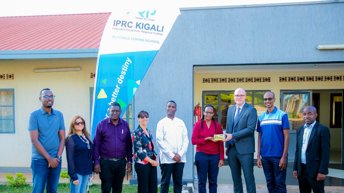 RDBrwanda's tweet photo. The delegation visited Rutongo Mining School in @RwandaNorth and learned how courses from @IPRCKigali are delivered in the faculty of mining. 

They will also visit Kigali Innovation City and @Uni_Rwanda. https://t.co/xplFgUSj7f