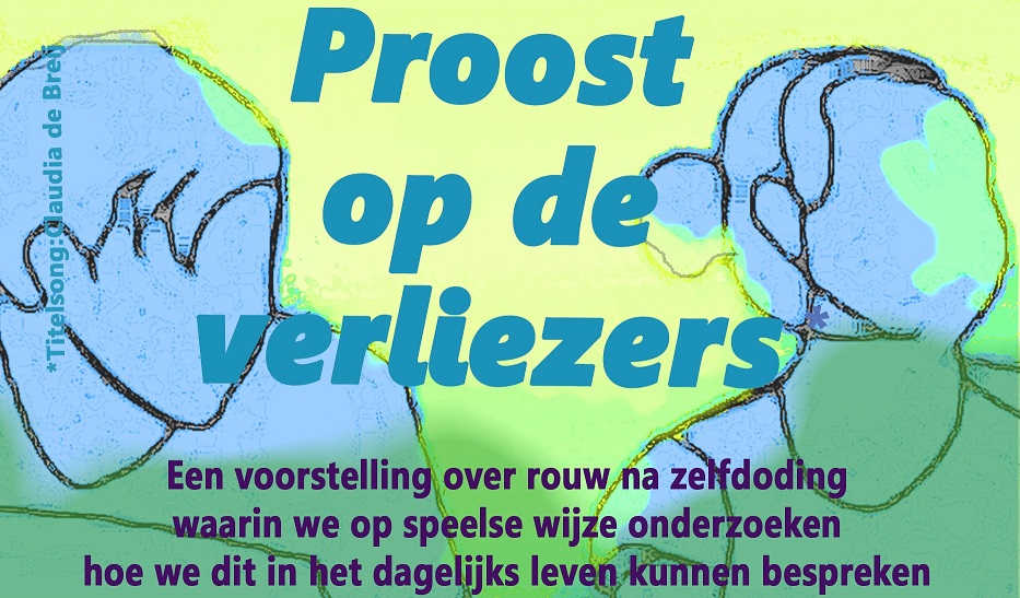 ‘Proost op de verliezers’ een theateravond over rouw na zelfdoding in Arnhem op zaterdagavond 24 juni 2023.

Een voorstelling over rouw na zelfdoding. Hoe ga je het gesprek aan over een emotioneel beladen onderwerp als #zelfdoding?

Info/aanmelden via: propersonaconnect.nl/aanbod/cursuss…