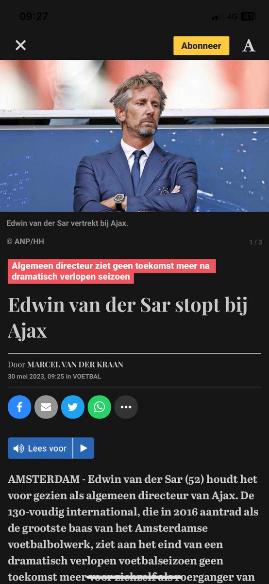 Litmanen_ftbl's tweet photo. 🥳🥳 heerlijk nieuws dit
#Ajax #vdsar https://t.co/vj4URLJLX4