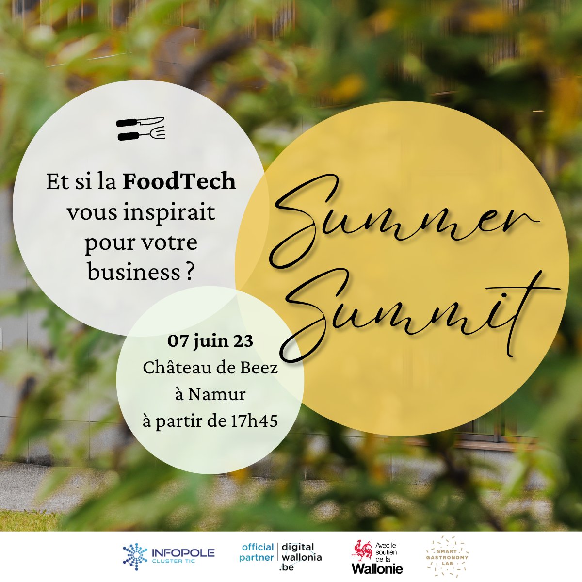 L'INFOPOLE Cluster TIC organise sa soirée annuelle dans 2 semaines ! 
Venez découvrir comment la (Food)Tech a inspiré ces jeunes entrepreneurs 🤩

Rejoignez-nous pour une soirée inoubliable !👉my.weezevent.com/infopole-summe…

#tech #food #networking #wallonie #digitalwallonia
