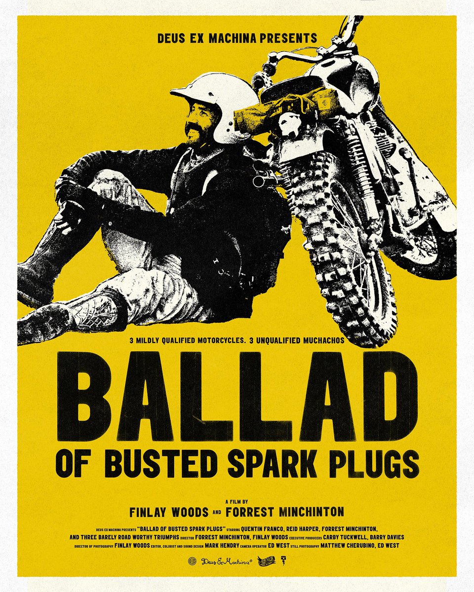 deus_japan's tweet photo. The Ballad of Busted Spark Plugs - Out Now🏁📽️最も信頼できる友人達を必要としたこの旅。3人の男たちは60年代のトライアンフ、別名デザートスレッドへの深い愛を共有。
フルムービーは▶︎ https://t.co/hpFjSumq0m
日本語字幕版は今夏公開
#デウス #デウスエクスマキナ #Tr6c
#ショートフィルム https://t.co/E8apdPVZst