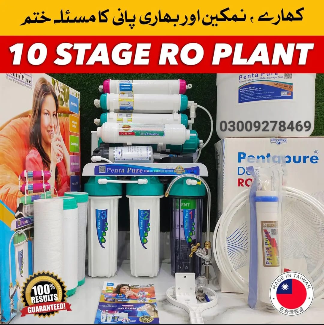 PentaPureRO's tweet image. Penta Pure Reverse Osmosis (RO) Water System
 10-Stages. 100-GPD. Made in Taiwan...
For Order Call / WhatsApp #03009278469