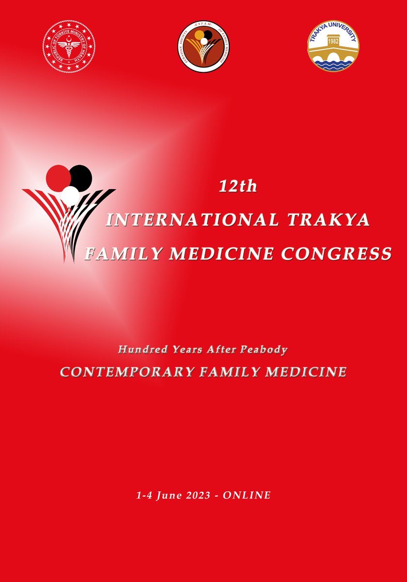 Last days to register, if you don’t want to miss our online congress…

tahek.org

#tahek2023