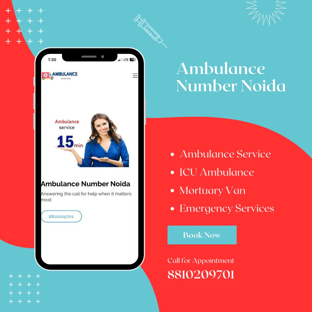 Call now : 8810209701
Visit this side : ambulancenumbernoida.com
Noida Ambulance Number: Quick Access to Emergency Medical Services
#ambulanceservice #noidahospital #nCoV2019 #Noida #NoidaInternationalAirport #noidacity #ambulance #emergency #paitent #doctors #ambulancenumbernoida