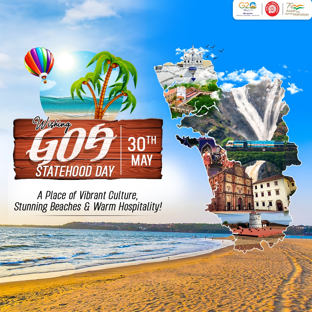 Ministry of Railways on Twitter "On the occasion of Goa Statehood Day